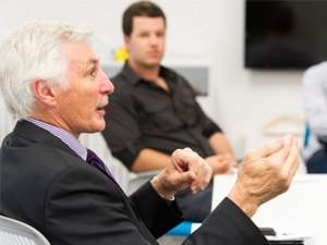 MBA students will meet Vice-Chancellor's Fellow Mick Malthouse as part of their studies
