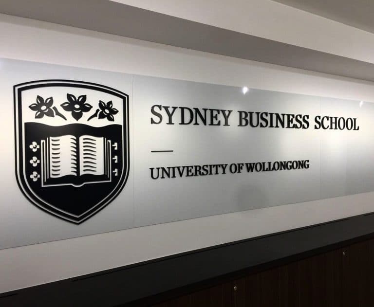 University of Wollongong Master of Business Administration (MBA)